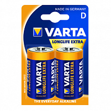 Батарейка Varta Longlife Extra LR20 BL2 1.5V